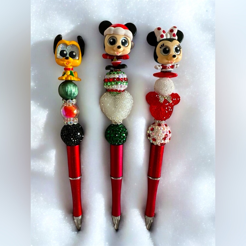 Disney Minnie Mickey and Pluto Pen Set